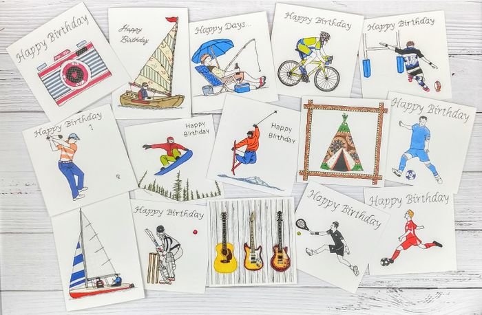 Greeting card - Guitars